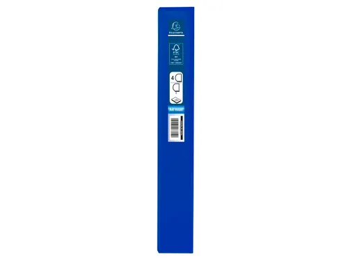 Ringmap Kreacover Presentatieringband A4 maxi 4 rings D-mech 30mm blau
