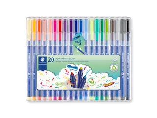 Kleurstift Staedtler 323 Triplus color à 20 kleuren - 1