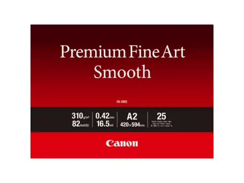 Canon FA-SM2 premium fine art smooth paper 310 grams A2 25 vel