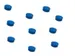 Memomagneten Smit Visual Rond 30mm Blauw 10 stuks