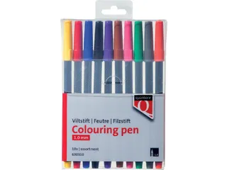 Viltstift Quantore assorti, Etui 10 stuks - 1