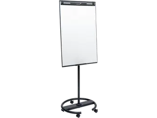 Legamaster SKETCH EASY mobiele flipover ronde voet - 1