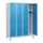 schoollocker,HxBxD 1630x1200x500mm,4vak,vak B 300mm,cil.-slot,voeten