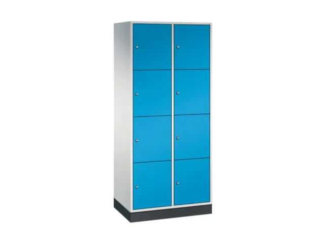 armoire multicases grand volume,RAL7035/RAL5012,HxlxP 1950x820x500mm
