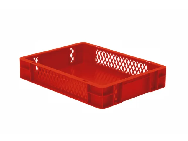 Euronorm-stapelbak 7l 75x400x300mm Wanden Opengewerkt Bodem Gesloten