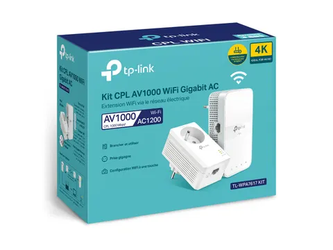TP-Link TL-WPA7617 KIT, 1200 Mbit/s, IEEE 802.11a, IEEE 802.11ac, IEEE