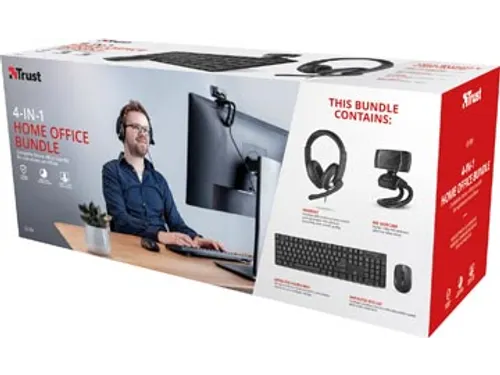 Qoby 4in1 Home Office set Azerty toetsenbord met muis en Webcam
