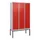 dubbeldekse locker,HxBxD 2120x1200x500mm,3x2vak.,vak B 400mm,cil.-slot