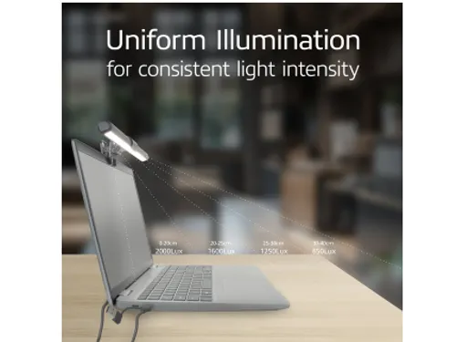 Laptop lamp ACT Clip-on led dimbaar USB