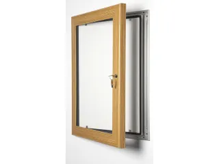 Posterlijst Seco A4 Perspex licht hout afsluitbaar - 2