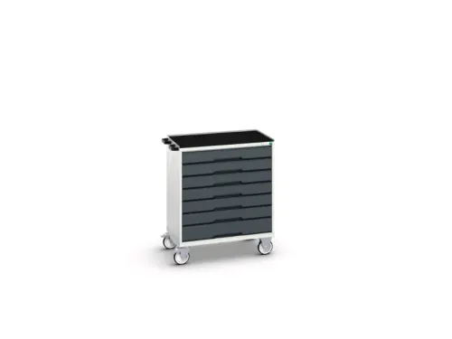 gereedschapswagen,HxBxD 965x800x550mm,4-voet/4wielen