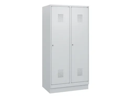 schoollocker,HxBxD 1630x800x500mm,2vak,vak B 400mm,cil.-slot,sokkel