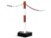Kettingstaander Mobiel Staalbuis Hxø 1000X60Mm Met Handgreep
