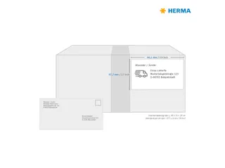 HERMA 10793 Weerbestendige etiketten A4 99,1x67,7mm Wit 640 stuks - 3