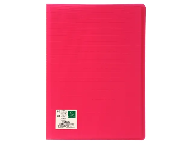 Protège-documents en polypropylène rigide Linicolor 80 vues - A4 - C