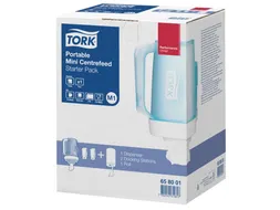 Tork 658001 Mobiele Poetsrol Dispenser Starterpack Centerfeed