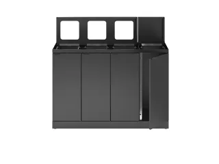 Bica Basic 883 Afvalscheidingsunit 4x45 liter Antraciet - 3