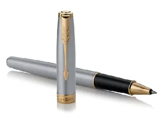 Rollerpen Parker Sonnet Stainless Steel GT Finish Fijn - 5