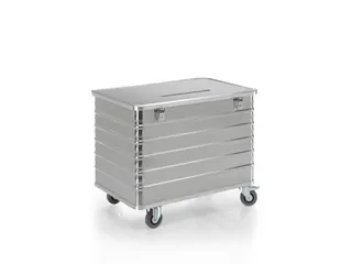 Dossierafvalbak 415 Liter Aluminium Hxbxd 1050x700x840mm - 1