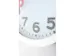 Wandklok NeXtime dia. 19cm, geborsteld aluminium, 'Station' cijfers
