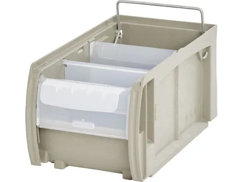 magazijnbak,HxBxD 140x156x300mm,4,1l,Sunflower Compound (SFC),grijs