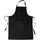 Verfschort Creativ Company lengte 89cm breedte 66cm katoen zwart