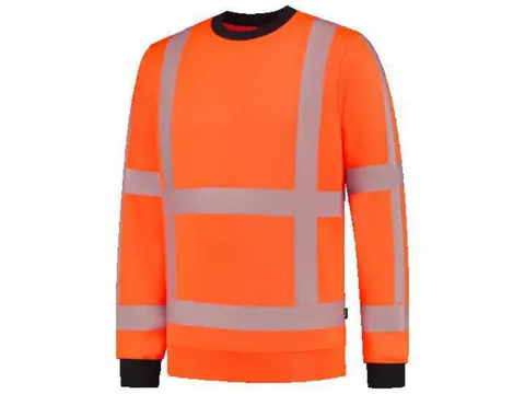 Tricorp 303702 sweater, fluo oranje, maat S, per stuk