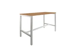 Domino Basic statafel 140x80cm 110cm Havana Kersen 25mm Alu
