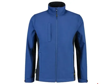 Tricorp 402002 TJ2000 Bicolor softshell, rood/blauw/marineblauw, maat