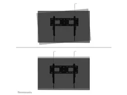 Neomounts LEVEL-750 WL30-750BL16 Vlakke heavy duty muurbeugel - 42-86