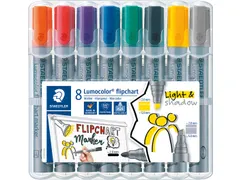 merkstift Lumocolor Flipchart 8 stuks