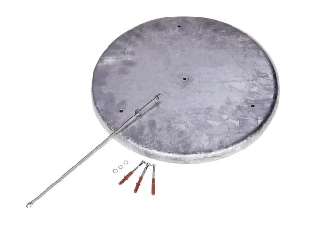 Bodemplaat Voor Zandasbak Staalplaat Ø 450mm