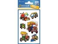 papieretiket Z-design Kids pakje a 3 vel tractor