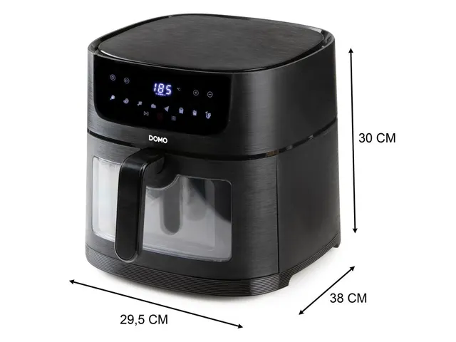 Friteuse à air chaud avec fenêtre de visualisation 8 litres