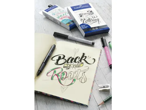 Tekenstift Faber-Castell Pitt Artist Pen handlettering I 6-delig etui