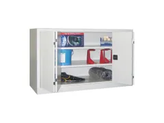 Ruime Vouwdeurkast 1000x1500x400mm 2legborden Ral7035 Front Ral7035