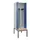 PBM-locker met bank,HxBxD 2120x600x815mm,2vak,vak B 300mm