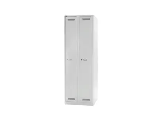 garderobekast,HxBxD 1850x600x500mm,2vak,vak B 300mm,cil.-slot - 3