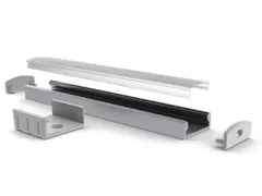 Slimline Wide - 8mm - Aluminiumprofiel Voor Ledstrip - Geanodiseerd A