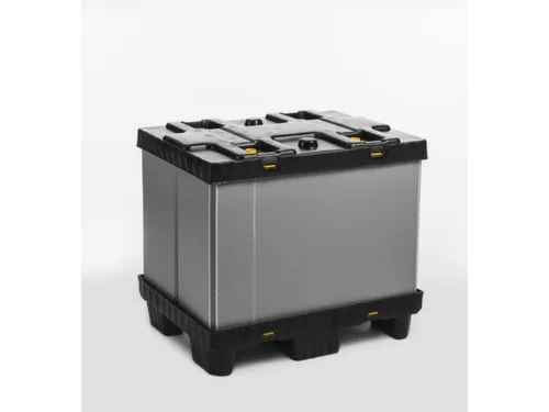 Vouwbare Palletbox Pp/pe Hxlxb 700X800X600Mm 215L 6Poten