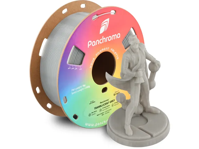 PLA Translucent 1,75mm Grijs 1kg Panchroma 3D Filament