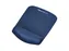Muismat met polssteun Fellowes Plush Touch blauw
