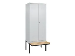 locker voor scheiding van kleding,HxBxD 2120x800x815mm,2vak
