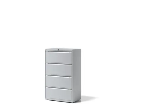 hangmappenkast,HxBxD 1300x800x470mm,4hangmappenframes,romp lichtgrijs