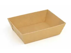 Biodore A7 bakje 108x80x30mm bruin golfpapier FSC 385 Stuks