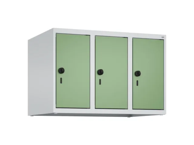 opzetkast,v. locker,3vak.,vak B 250mm,HxBxD 500x750x500mm,vleugeldeur