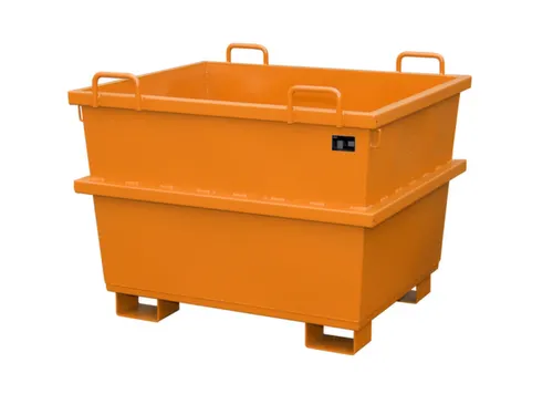 Universele Stortgoedbak Oranje Heftruck Kraantraverse 955x1040x1200mm