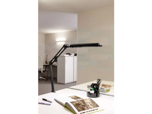 Bureaulamp MAUL Atlantic LED tafelklem zwart