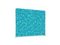 Scheidingswand Textiel 200x150cm Dots Blauw
