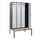 locker met bank,voor scheiding van kleding,HxBxD 2120x1200x815mm,4vak